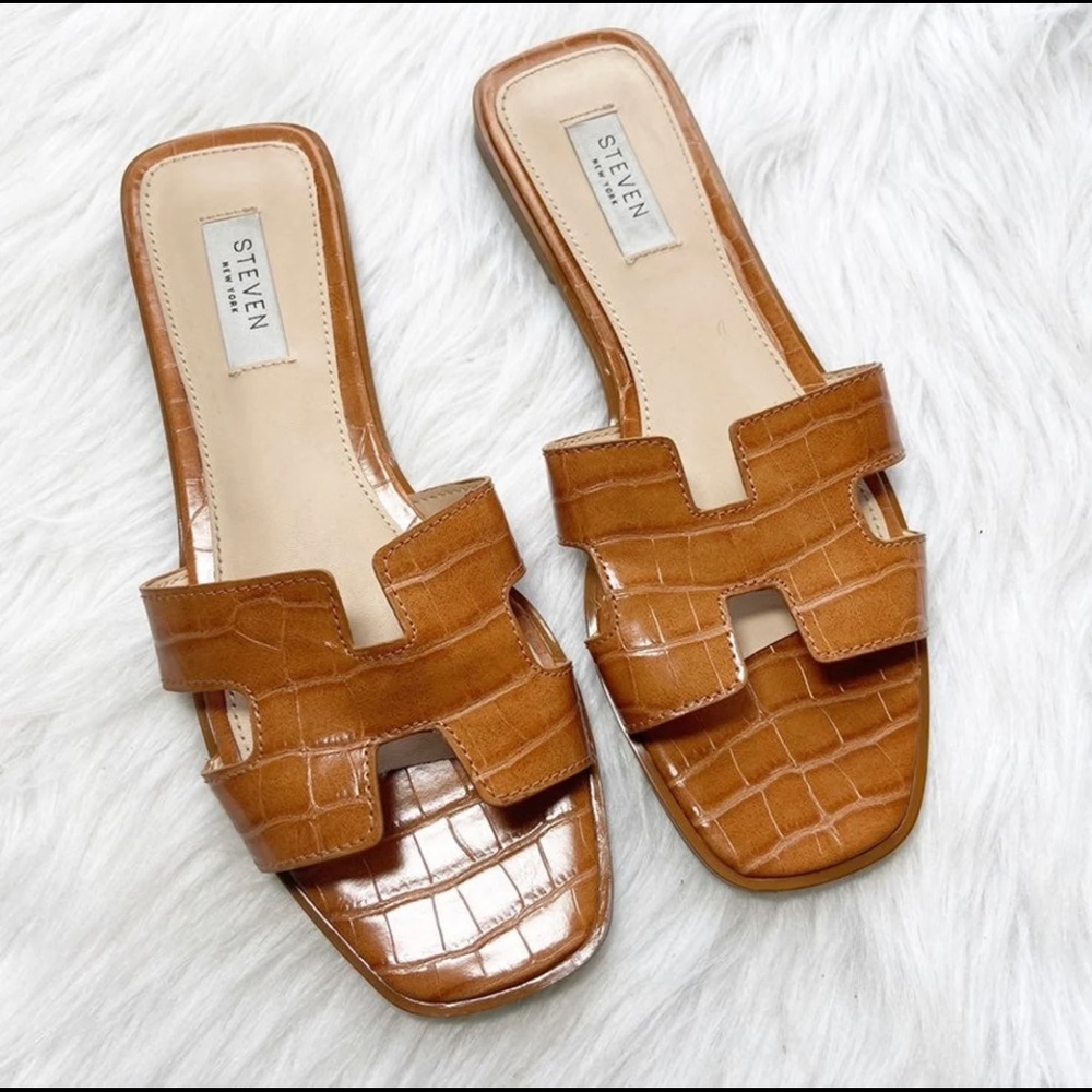 Steve madden tan sandals ENIDA